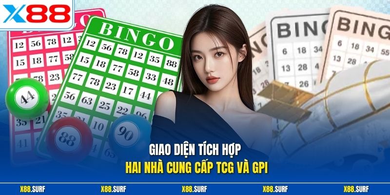 Giao diện tích hợp hai nhà cung cấp TCG và GPI 