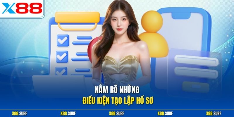 Nắm rõ những điều kiện tạo lập hồ sơ